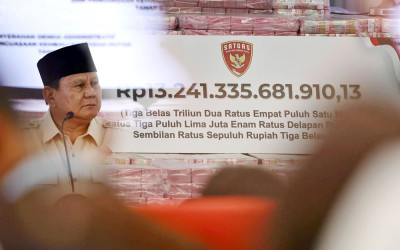Disaksikan Presiden Prabowo, Satgas PKH Serahkan Rp13,24 Triliun ke Negara