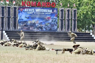 TNI-ADF Latihan Tempur Gabungan di Puslatpurmar Situbondo