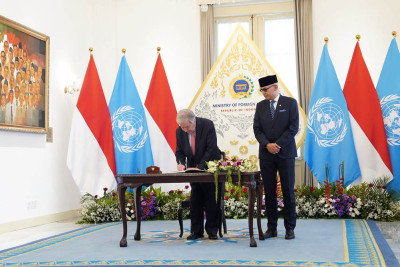 Menlu Arrmanatha Nasir Kirim 3 Pesan kepada Sekjen PBB Antonio Guterres