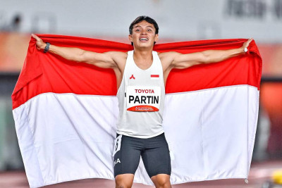 Partin Muhlisin Sumbang Emas Keempat Belas Indonesia Sekaligus Pecahkan Rekor
