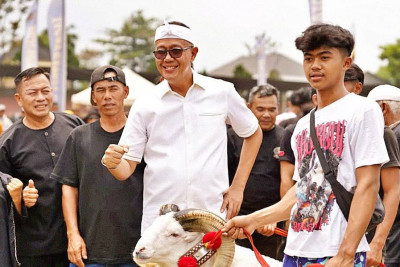 Pelestarian Tradisi Domba Garut di Sukabumi