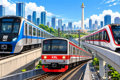 Spill Perbedaan MRT, LRT, dan KRL di Jabodetabek, dari Rute hingga Tarif