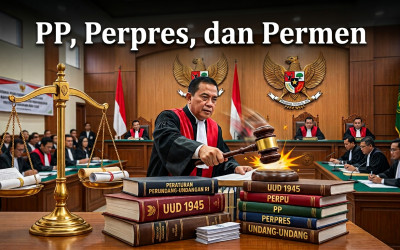 Spill Perbedaan PP, Perpres, dan Permen: Fungsi, Kedudukan, dan Siapa Berwenang Membuatnya