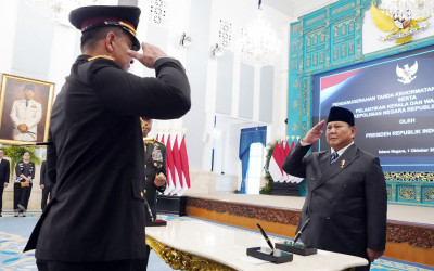 Momen Presiden Prabowo Lantik Menteri, Wakil Menteri dan Kepala Lembaga