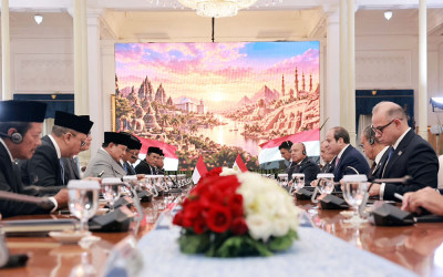 Presiden Prabowo Jalin Perundingan dengan Presiden Mesir Al-Sisi