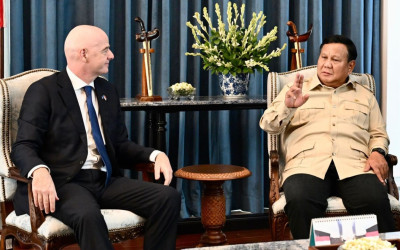 Presiden Prabowo Subianto dan Presiden FIFA Bahas Strategi Besar Sepak Bola di Indonesia