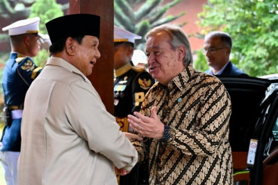 Presiden Prabowo dan Sekjen PBB Antonio Guterres Meet Up di Hambalang, Bahas Apa?