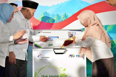 Peluncuran Proyek Percontohan Pengumpulan Minyak Jelantah di KDMP Dawuhan Banyumas