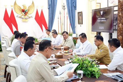 Presiden Prabowo Panggil Menko Polkam Hingga Mendagri Bahas Update Karhutla