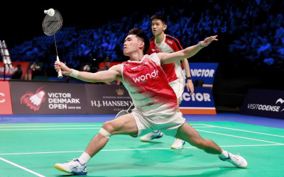 Hasil Denmark Open 2026: Ubed dan Raymond/Joaquin Tumbang