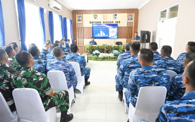 Pangkoopsudnas Tinjau Satrad 405 Ploso, Tegaskan Pentingnya Penguatan Radar Pertahanan Udara