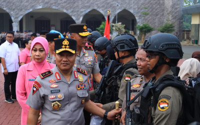 Dapat Call Duty ke Papua Tengah, 45 Personel Brimob Banten Diterjunkan Buat Misi Khusus Satgas Amole II di Papua