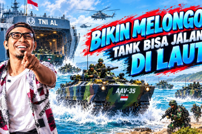 Indonesia Punya AAV M-35, Kendaraan Tempur yang Bisa 'Berenang' Bawa 24 Prajurit